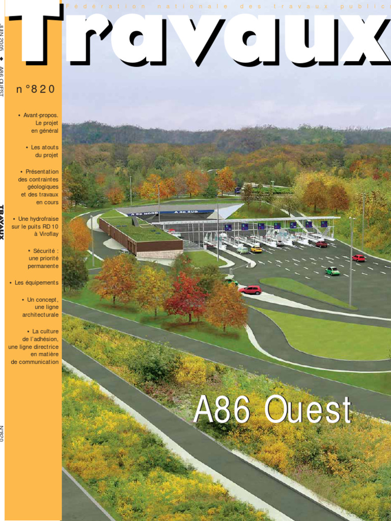 A86 Ouest : Projet de Transport Souterrain | PDF