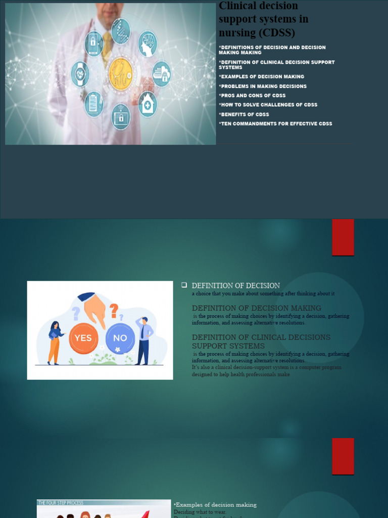 Understanding Clinical Decision Support Systems | PDF | Electronic ...