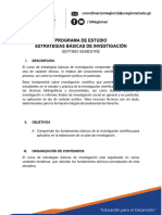 Estrategias Basicas de La Investigación