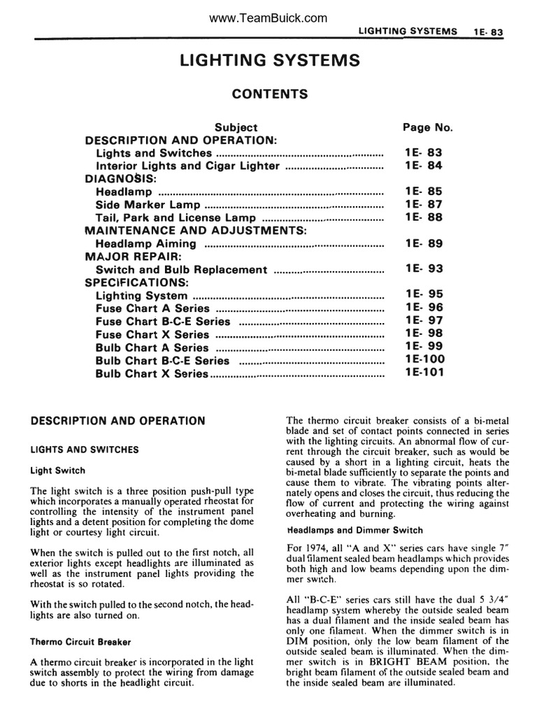 Team Buick Official Website | PDF