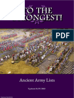 To The Strongest! Ancient Army List Ebook 300723