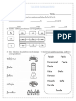 Taller Evaluativo Letra F