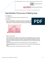 Saponification-The Process of Making Soap: Our Objective The Theory