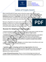 Regulation of Crypto Assets