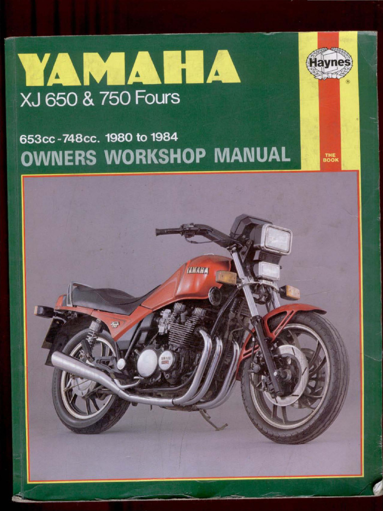 1982 YAMAHA XJ650 MAXIM SERVICE MANUAL PDF visual data 6