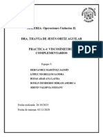 Reporte de Practica 4. Viscosímetros Complementarios. OP II.