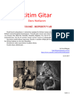 Ritim Gitar Ders Notlarım - 14 Ocak 2017