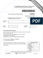 University of Cambridge International Examinations International General Certificate of Secondary Education