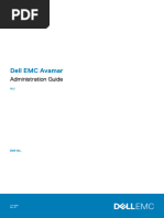 Dell EMC Avamar Admin Guide 19.2