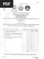Format Kertas Matematik SPM