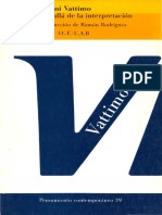 Gianni Vattimo - Más Allá de La Interpretación-Paidós (1995)