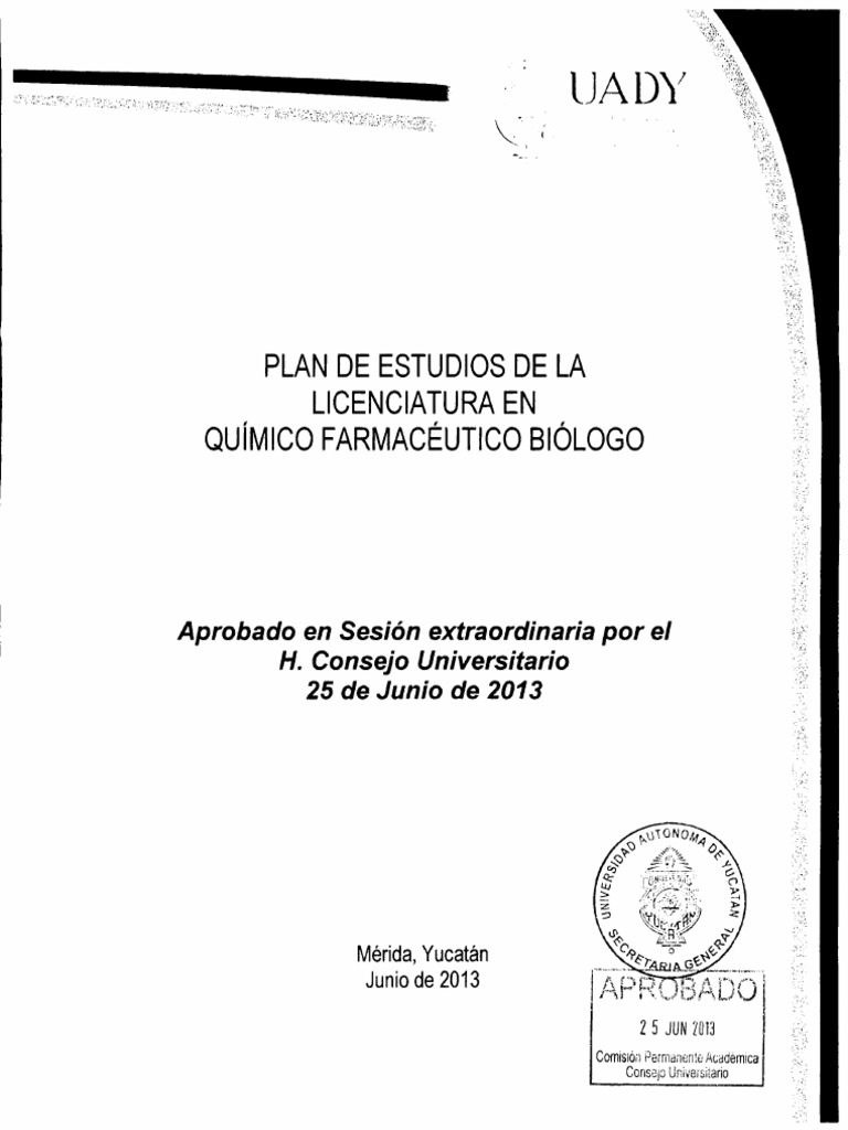 Plan de Estudios QFB | PDF