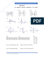 Práctica #1 Relaciones Que Son o No Funciones (Diagrama Tabular y Gráfico)