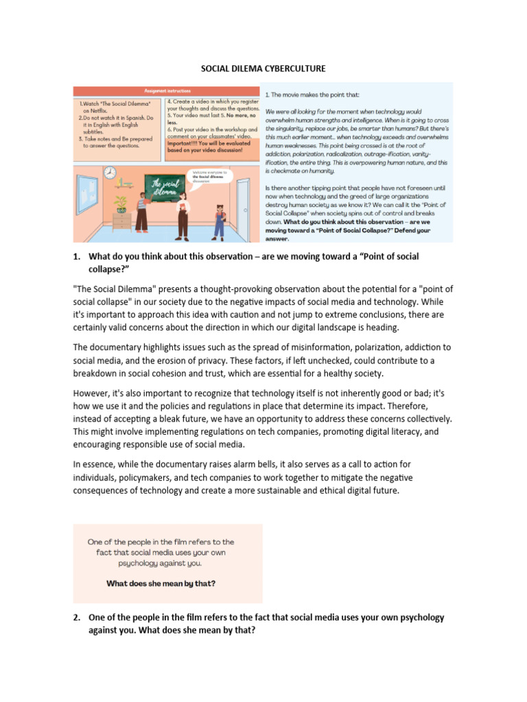 Social Media's Impact on Society | PDF | Social Media | Popular Culture ...