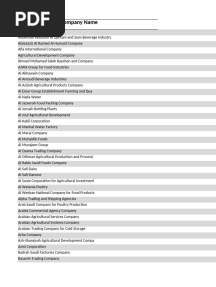 CompanyList COE KSA
