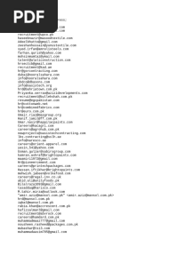 Pak HR Emails List