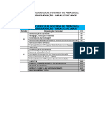 Matriz Curricular Segunda Graduação Pedagogia - para Licenciados - 07!09!23