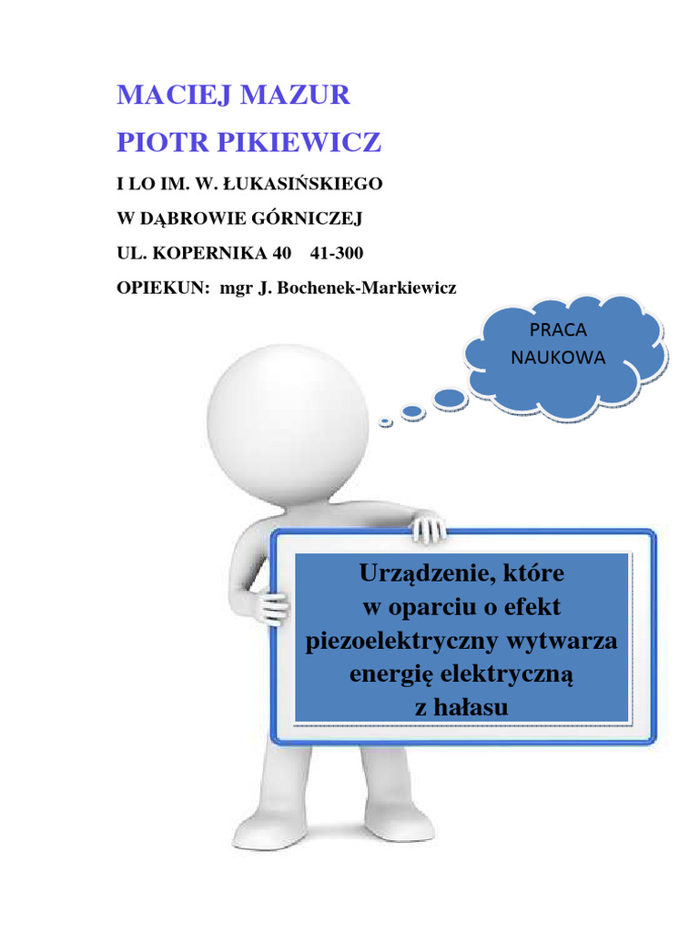 Efekt Piezoelektryczny | PDF