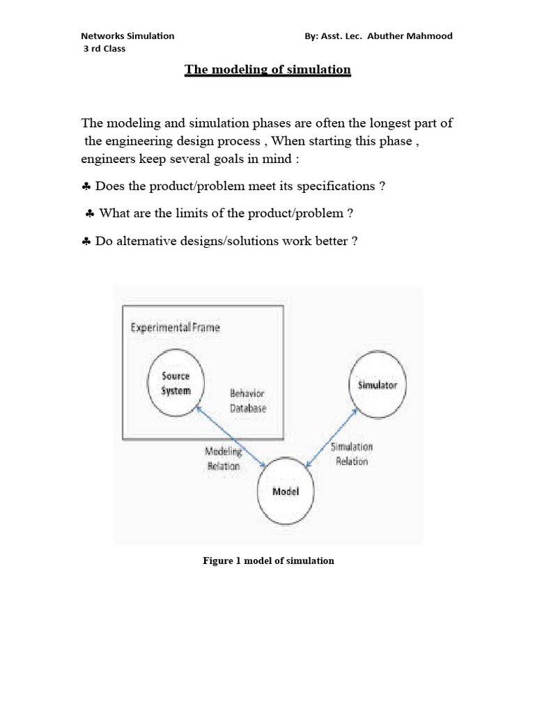 Network Simulation Techniques Overview | PDF | Simulation | Computer ...