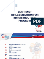 VI. Contract Implementation For Infras