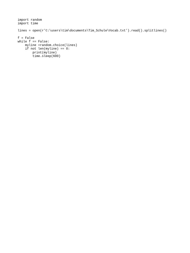 Seperate Lines in Text | PDF
