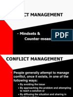 Conflict Management: - Mindsets & Counter-Measures