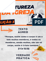 Slide Lição 03 - A Natureza Da Igreja - Texto Áureo