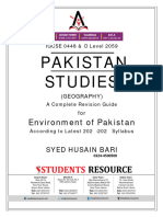 BARI O Level Pakistan Studies Notes Geography by Husain Bari Final 2021