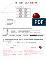 Jouons Avec Les Mots Cycle 3 Correction 1