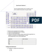 Guía Parcial 2 Química 1