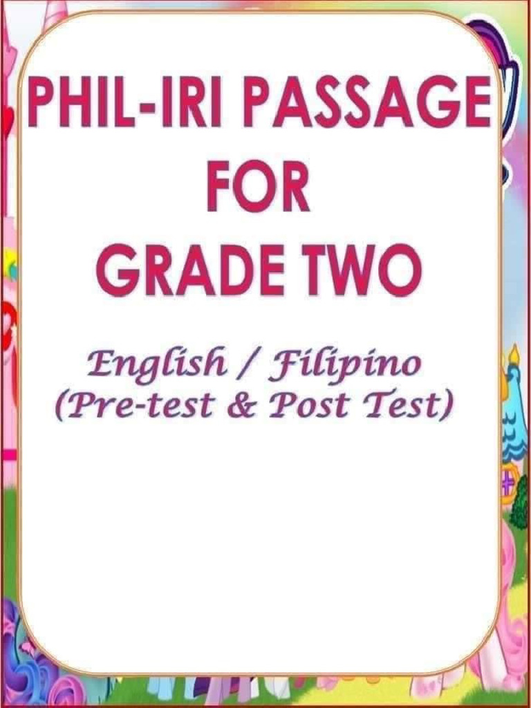 Phil Iri Grade 4 English Passages