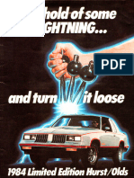 1984 Hurst Olds Brochure