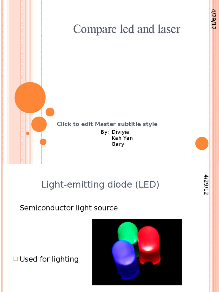 LED vs. Laser Diode Comparison | PDF