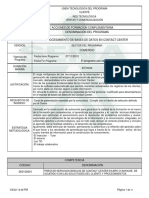 Informe Programa de Formación Complementaria