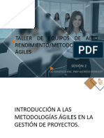 2da Sesión - Módulo IV - Taller de Equipos de Alto Rendimiento - Metodologías Agiles