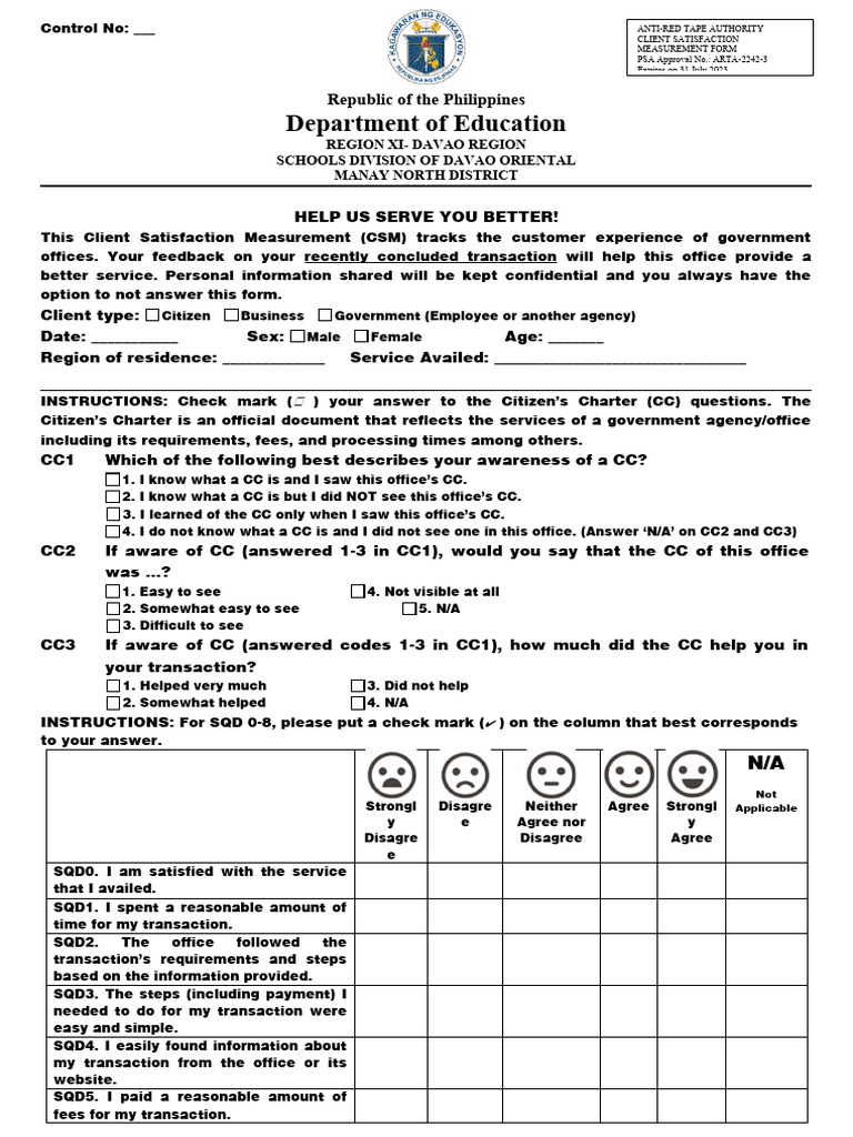 Arta customer satisfaction measurement pdf