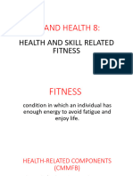 Pe and Health 8 (Health and Skill Related Fitness)