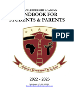2022-2023 ALA Parents and Students Handbook (Oct 2022)