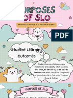 Purpose of SLO