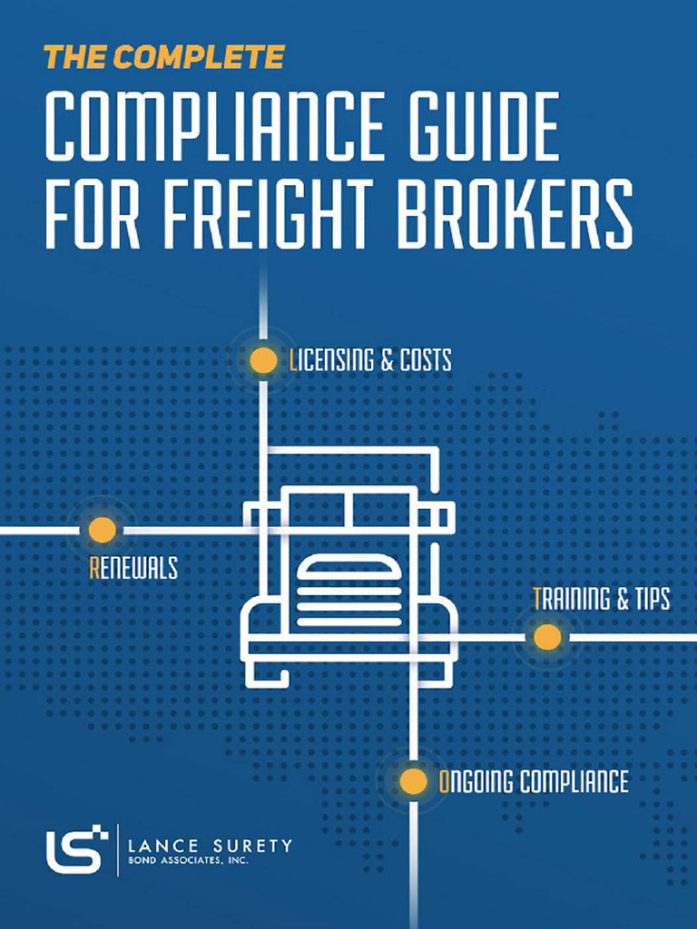 Freight Broker Licensing Guide PDF Cargo Insurance