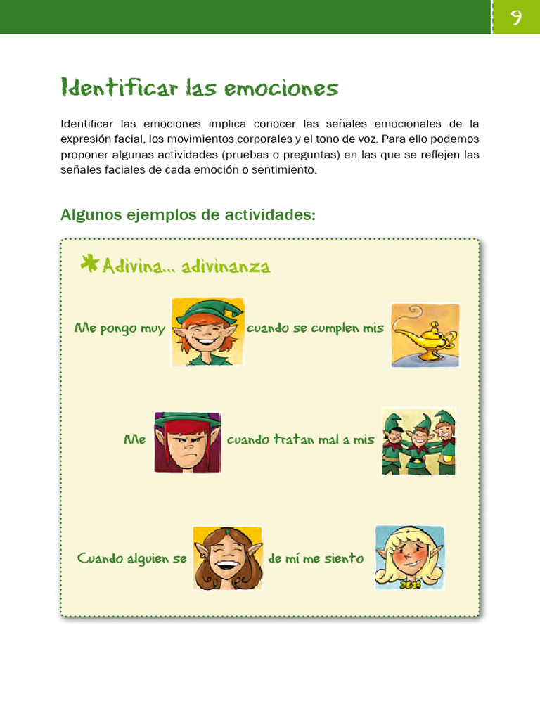 Actividades para Identificar Emociones | PDF | Las emociones | Semáforo