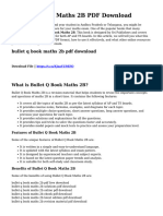 Bullet Q Book Maths 2b PDF Download