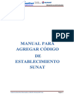 Manual para Agregar Codigo Sunat Sucursal