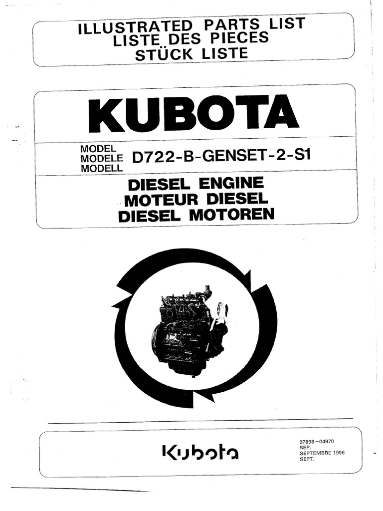 KUBOTA D722 PARTS MANUAL PDF FREE DOWNLOAD visual data 8