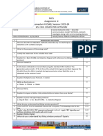 Computer Network KCA-303 (Assignment 2)