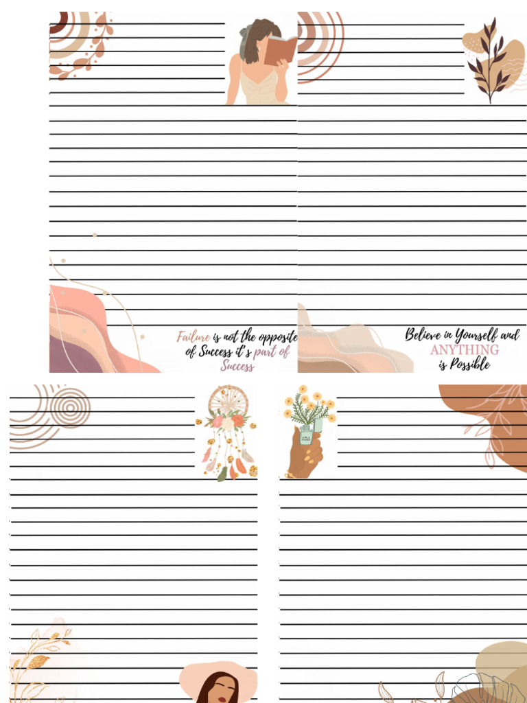 Boho Notepad | PDF