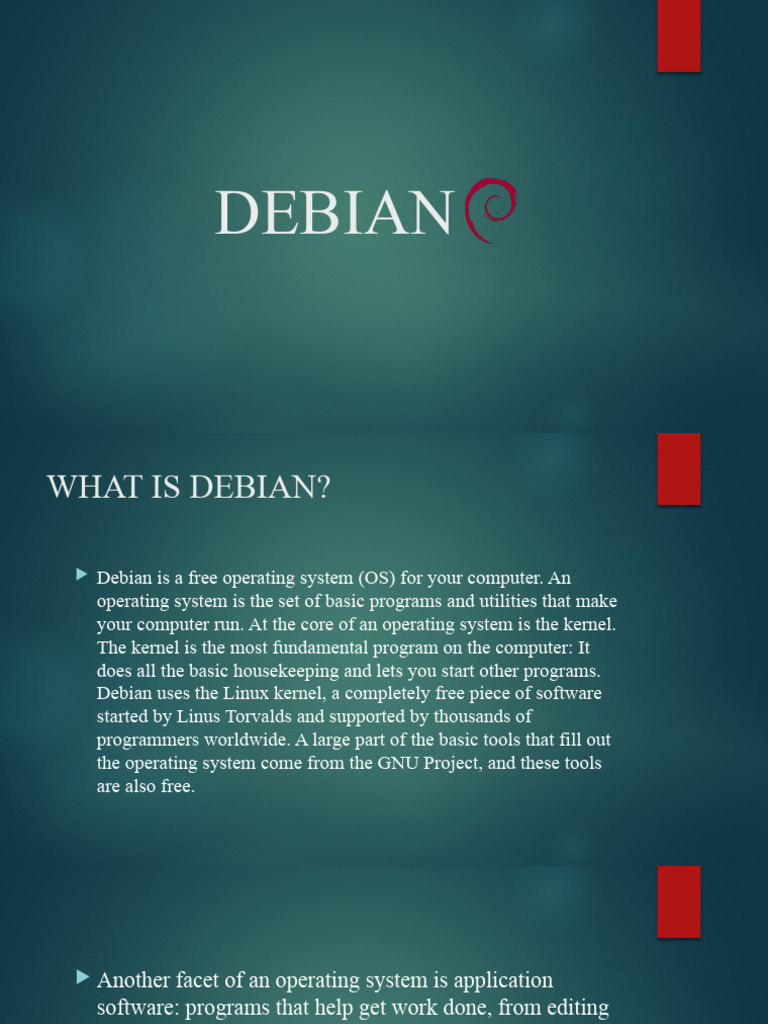 Overview of Debian OS and History | PDF | Linux Distribution | Linux