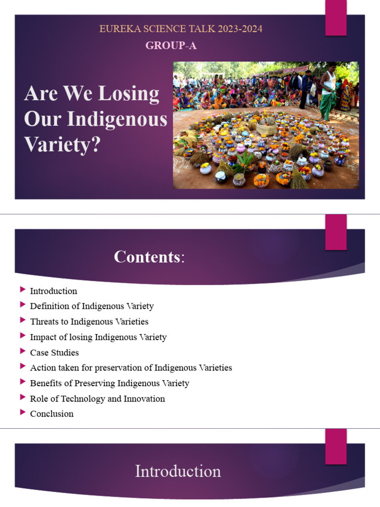 Are We Losing Our Indigenous Varieties | PDF | Biodiversity | Invasive ...