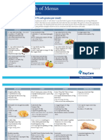 Diabetic Diet Menu