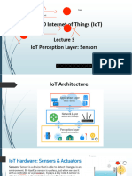 Lec3 - IoT - Perception Layer - Sensors